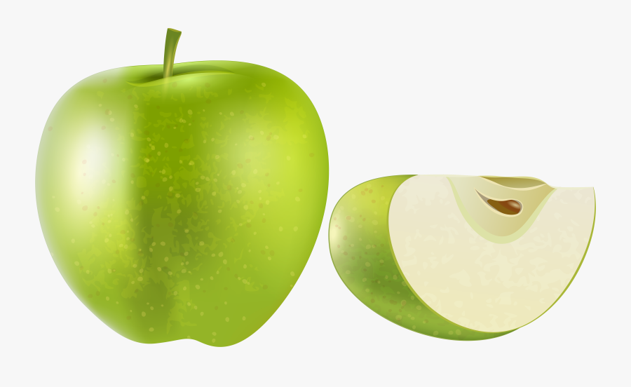 Green Apple Transparent Png Clip Art Image - Green Apple Fruit Png, Transparent Clipart