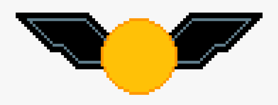 Transparent Golden Snitch Clipart - Pixel Art Naruto Sharingan, Transparent Clipart