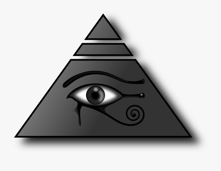 Angle,symbol,triangle - Piramide Con El Ojo De Horus, Transparent Clipart