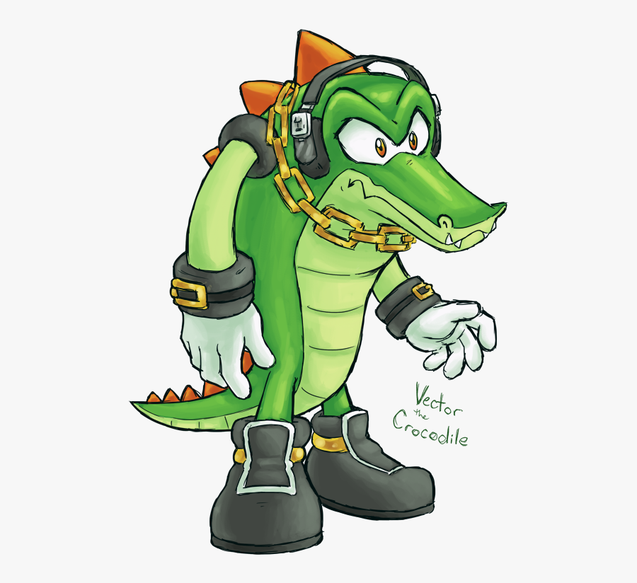 Vector The Crocodile - Draw Vector The Crocodile, Transparent Clipart