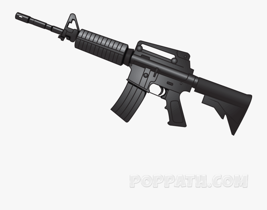 Transparent M16 Clipart - Transparent Background Guns Png, Transparent Clipart