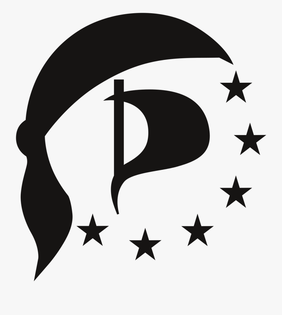 Pirate Party Flag, Transparent Clipart