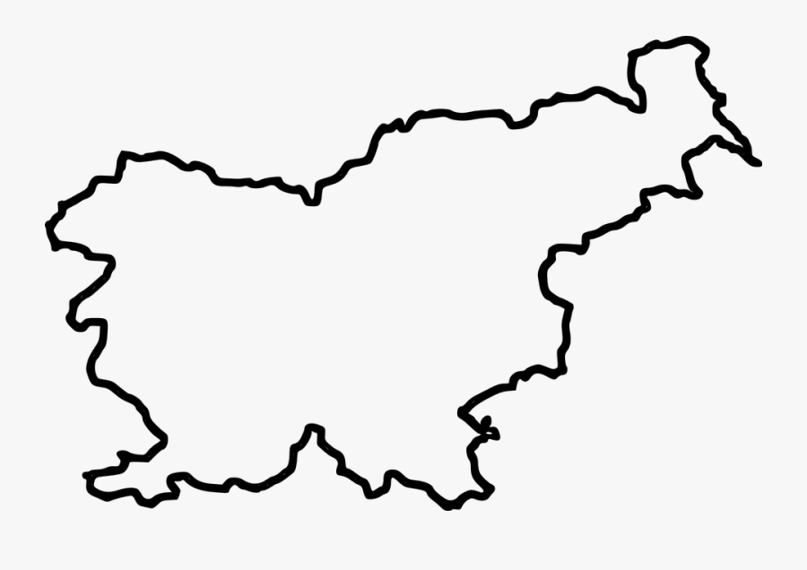 Slovenia, Map, Geography, Europe, European, Cartography - Slovenia Map Vector, Transparent Clipart