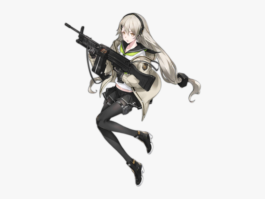 Girls - Girls Frontline Mg4, Transparent Clipart