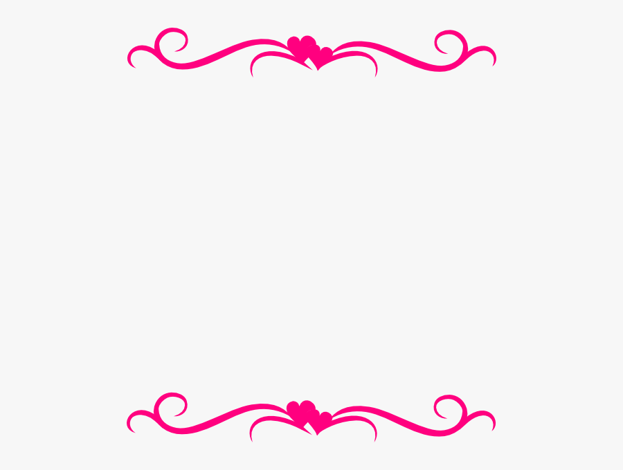 Top And Bottom Border, Transparent Clipart