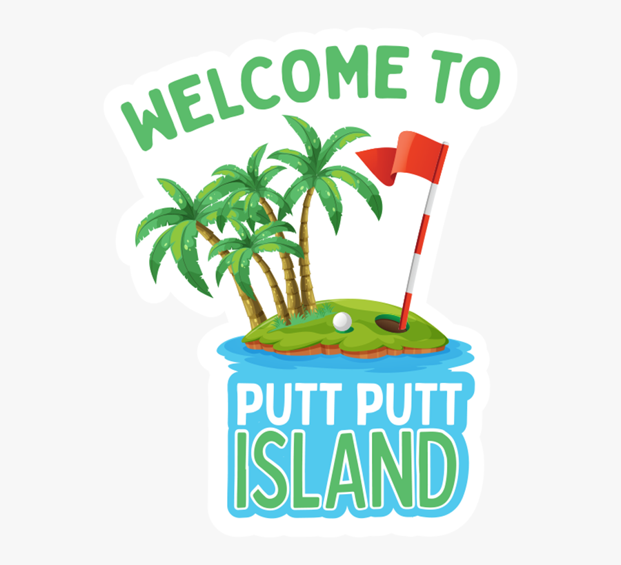 Sugarworld Welcome To Putt Putt Island, Transparent Clipart