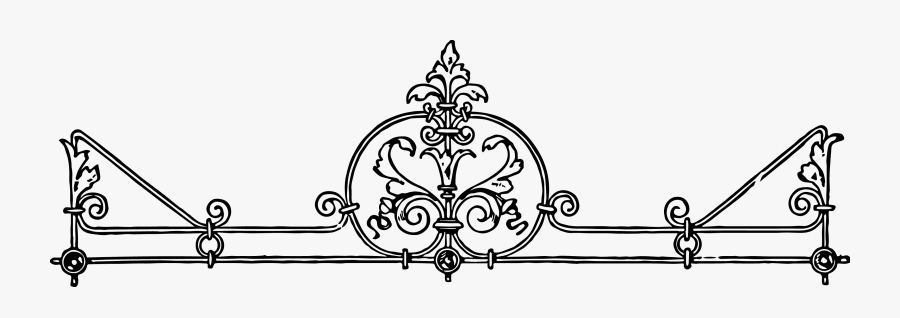 Scrollwork Clipart Celtic - Victorian Clip Art Scroll Png, Transparent Clipart