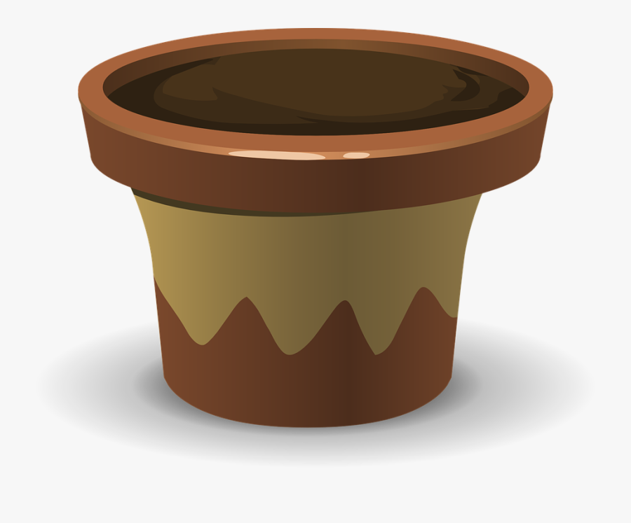 Pot, Soil, Dirt, Gardening, F - Pot With Soil Png, Transparent Clipart