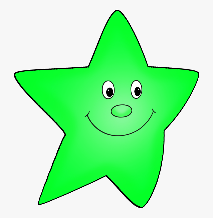 Star Clipart Jpg Freeuse - Green Star Clipart Cute, Transparent Clipart