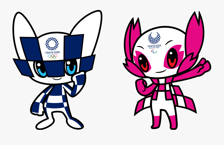On The Left, A Humanoid Cartoon Character With Large - Tokyo Olympics Mascot, Transparent Clipart