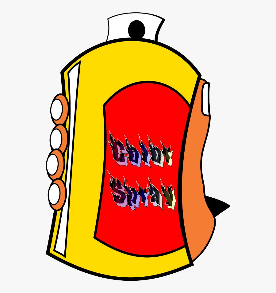 Spray Can Color - Aerosol Paint, Transparent Clipart