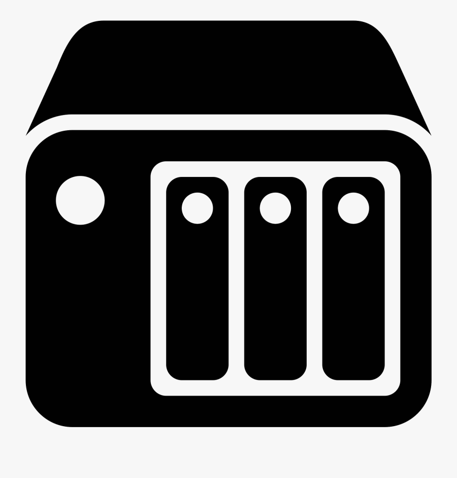 Server Clipart Network Attached Storage - Nas Symbol, Transparent Clipart