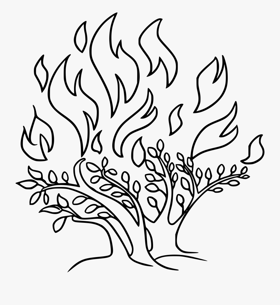 Moses Burning Bush Clipart, Transparent Clipart