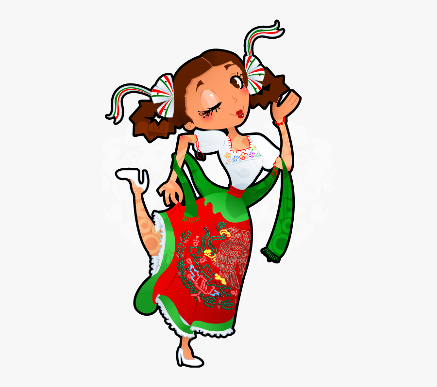Mexico Christmas Clipart - China Poblana Png , Free Transparent Clipart