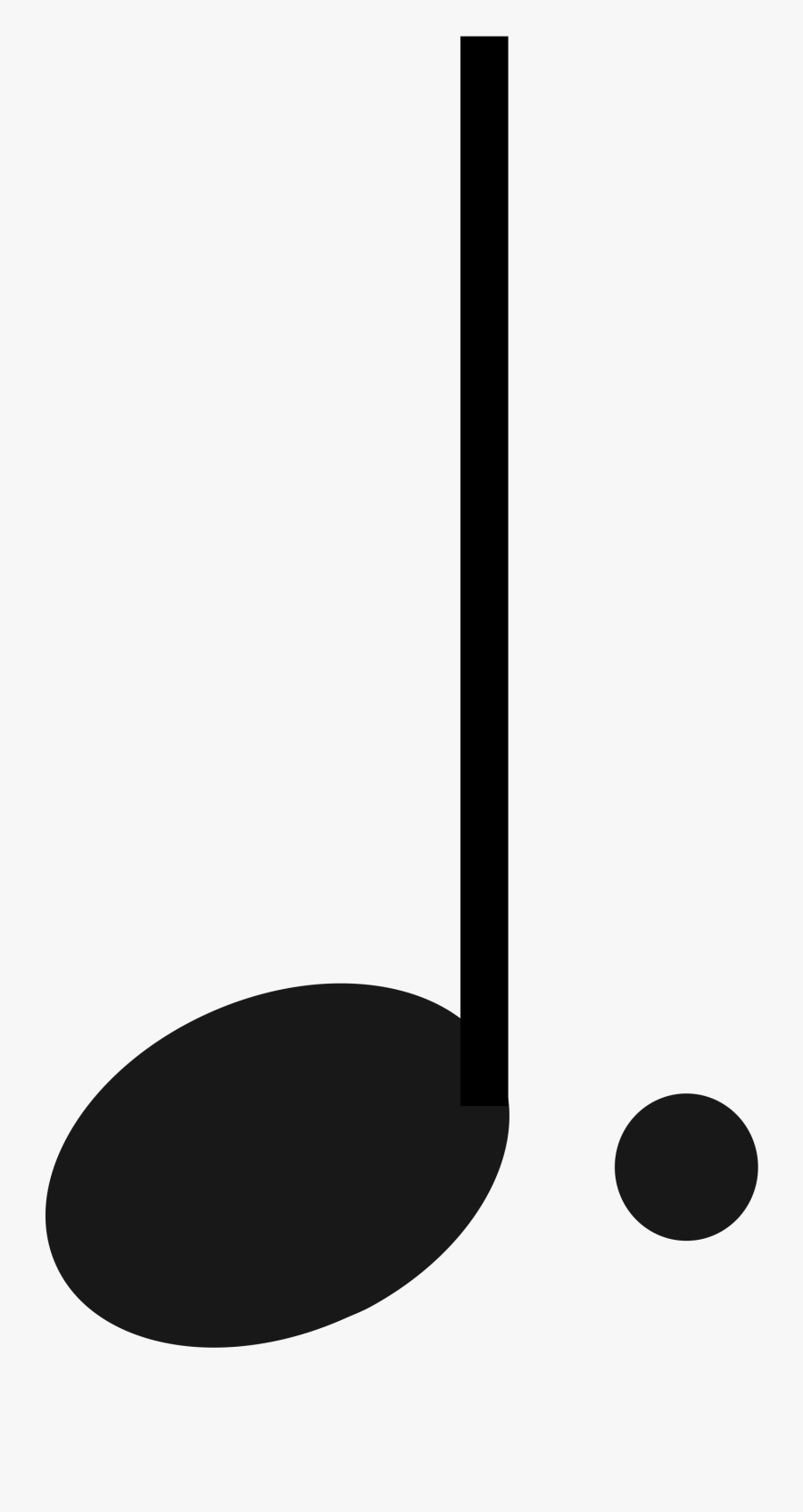 Dotted Quarter Note Png , Free Transparent Clipart - ClipartKey