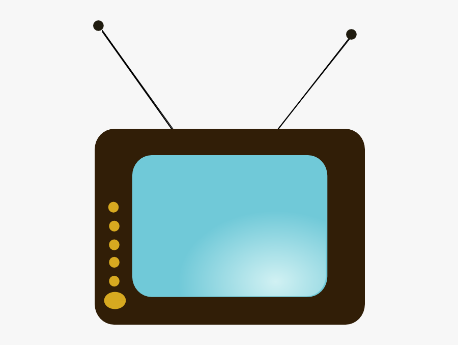 Tv Set, Transparent Clipart