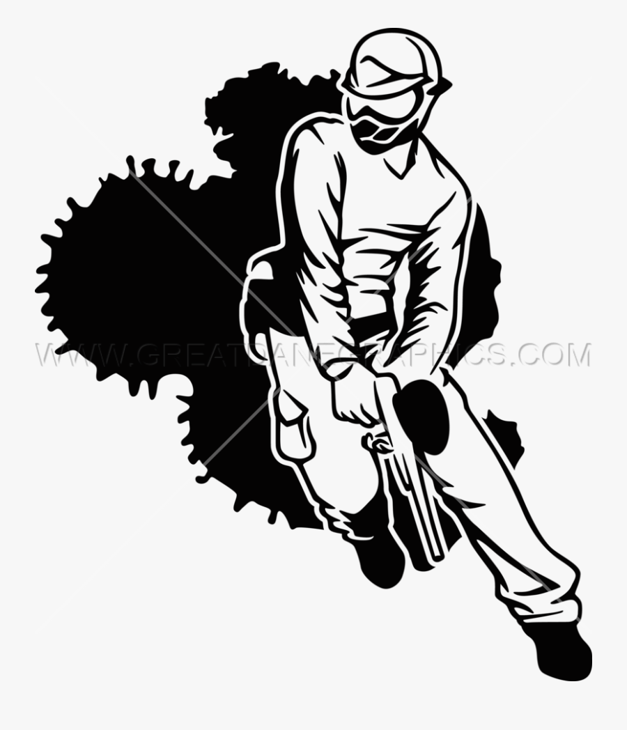 Paintball Splatter - Paintball Black And White, Transparent Clipart