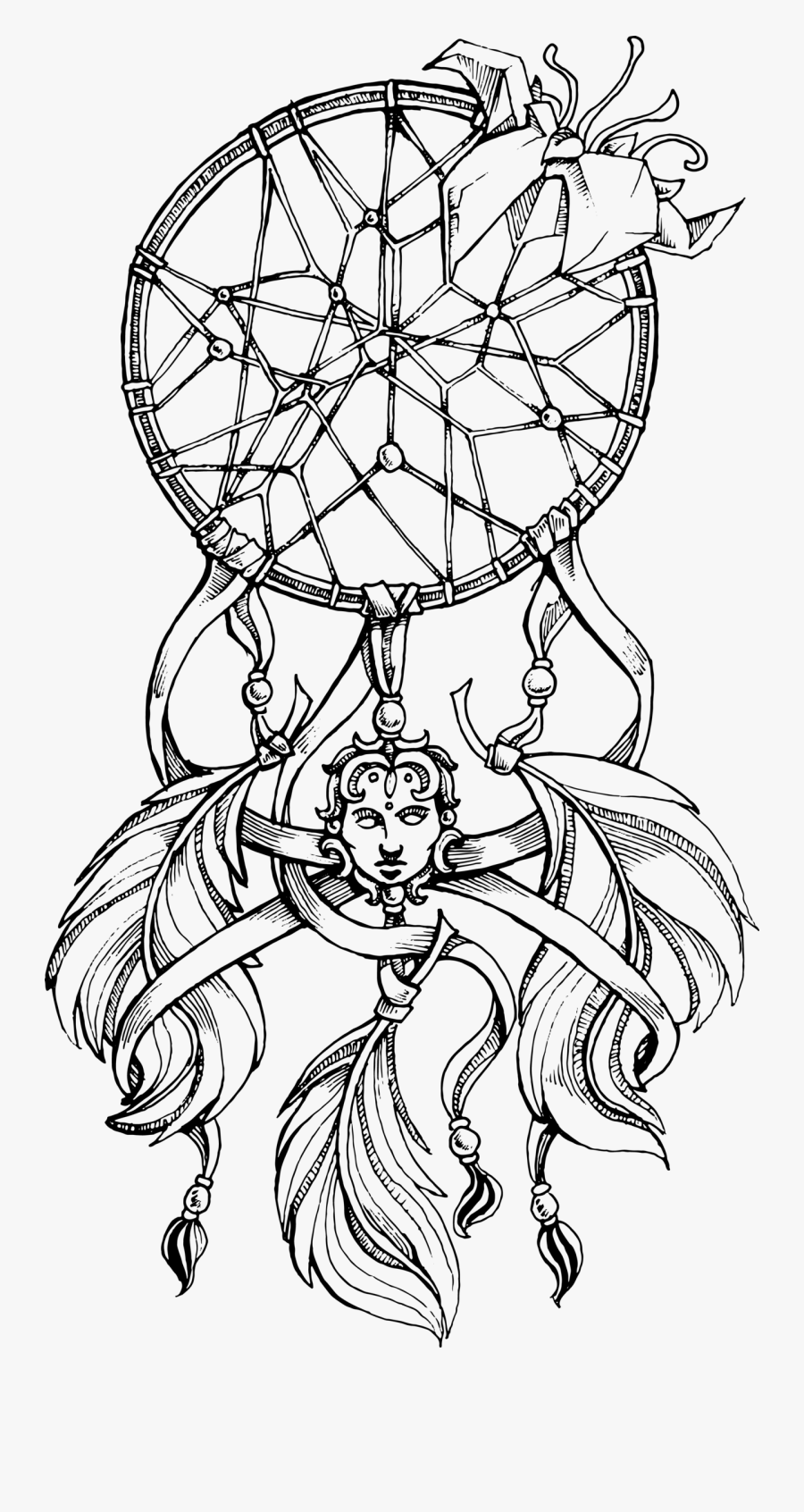 Tattoos Dream Catcher Png, Transparent Clipart