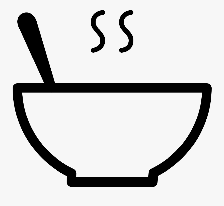 Soup Clipart Fried Rice - Healthy Food Icon Transparent, Transparent Clipart