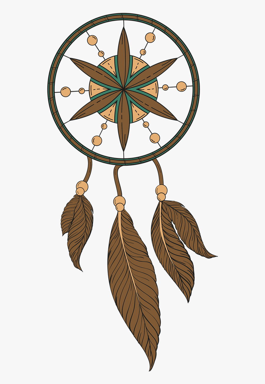 Dream Catcher Dream Feather Free Picture - Indian Feathers Png, Transparent Clipart