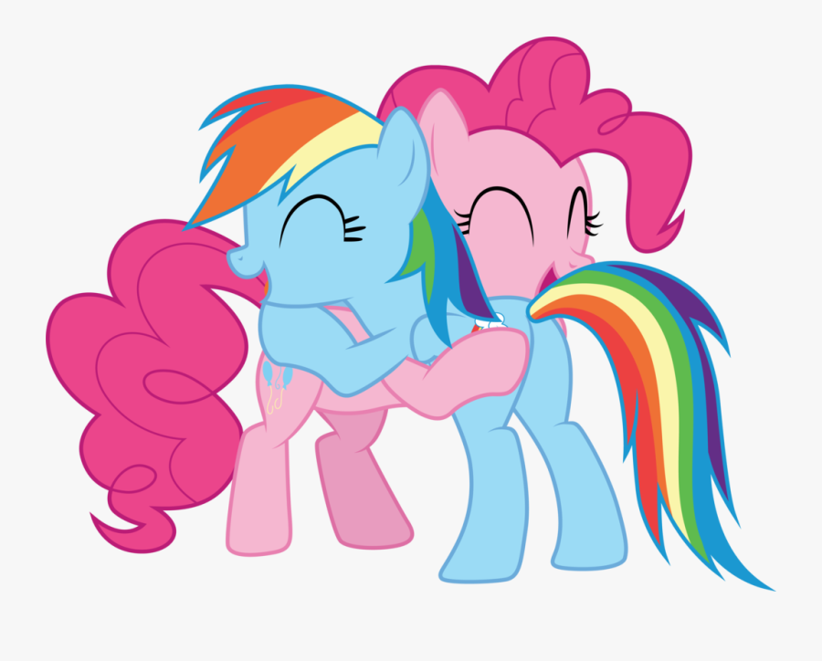 Pony Clipart Pinkie Pie - Rainbow Dash I Pinkie Pie, Transparent Clipart