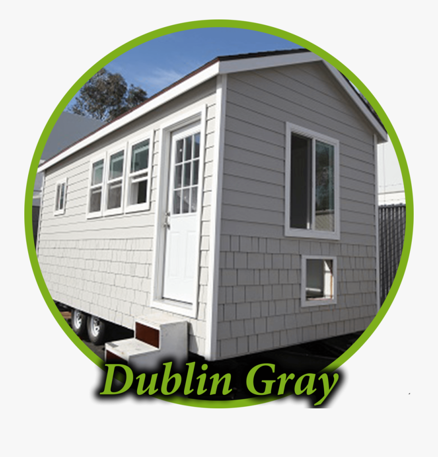 Dublin Gray Circle - House, Transparent Clipart