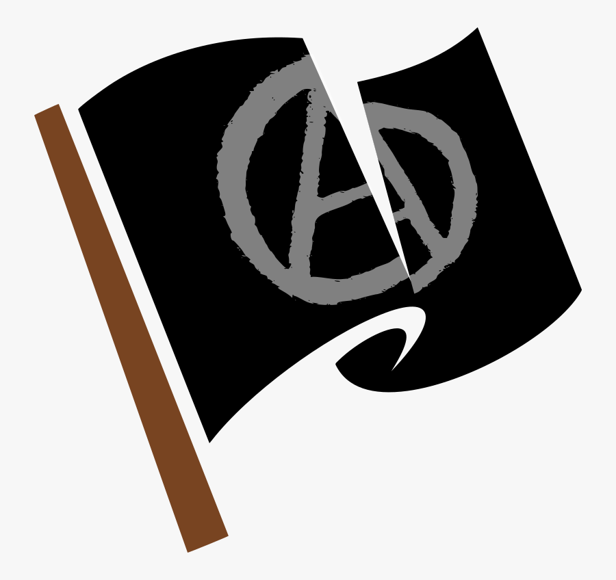 Anarchist Black Flag - Icone Bandeira Vermelha Png, Transparent Clipart