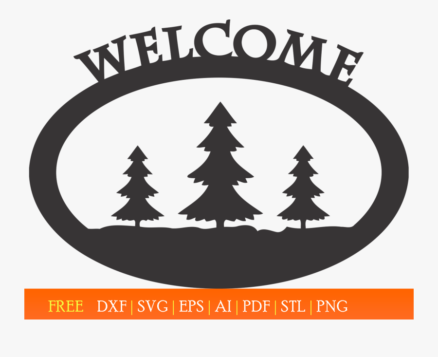 Free Svg Welcome Sign, Transparent Clipart