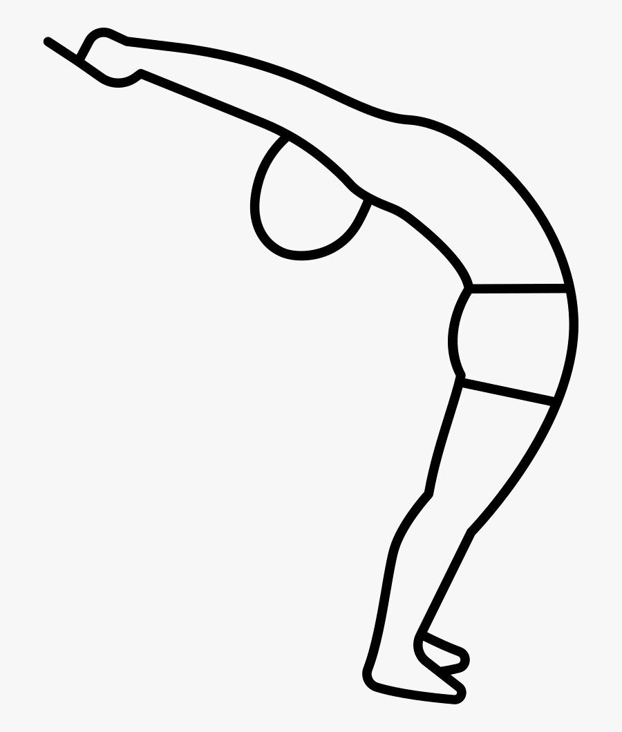 Man Stretching Back Comments - Pilates, Transparent Clipart