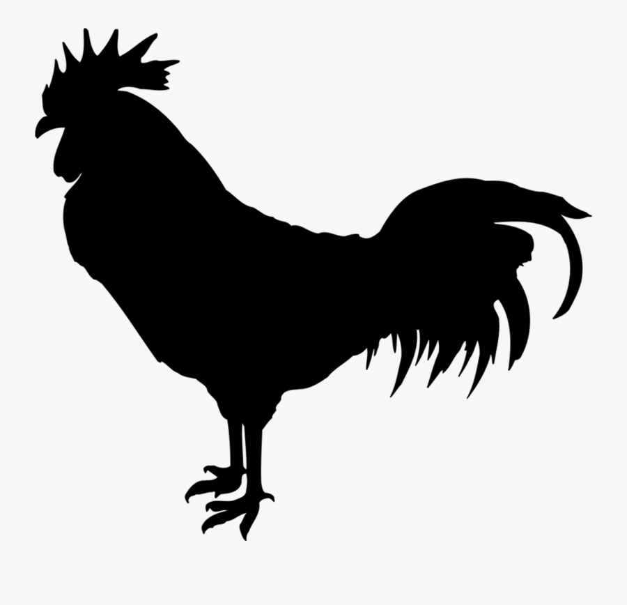 Transparent Rooster Silhouette Png - Rooster Silhouette Transparent Background, Transparent Clipart