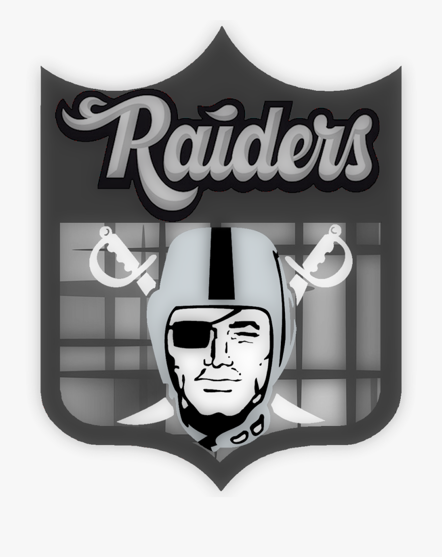 Oakland Raiders Nfl American Football Clip Art - Raiders Logo Png, Transparent Clipart