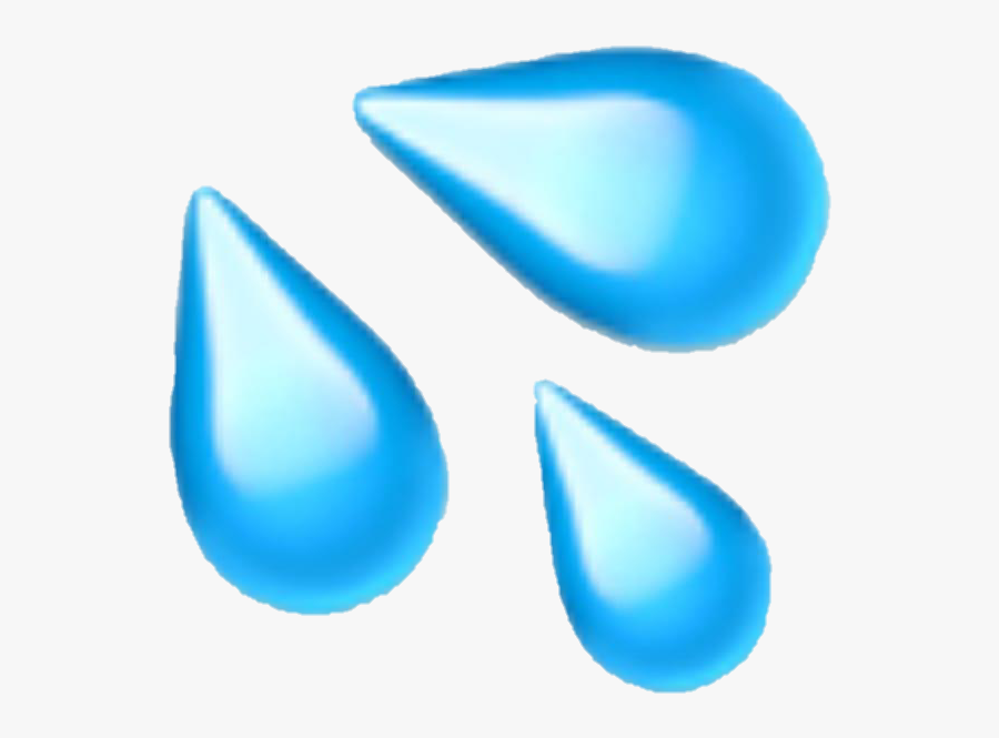 #emoji #water #sweatdroplets #sweat #droplets #splashingwater - Sweat Droplets Emoji, Transparent Clipart