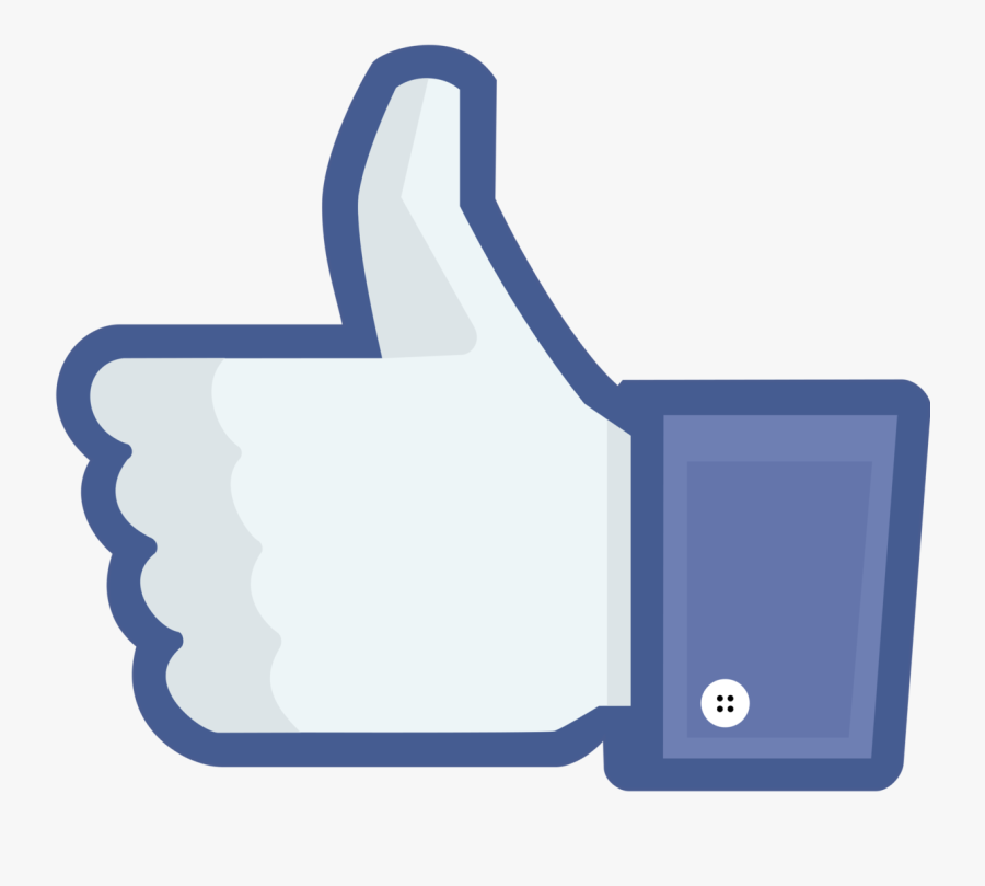 Facebook Like Button Social Media Advertising - Fb Thumbs Up Png, Transparent Clipart