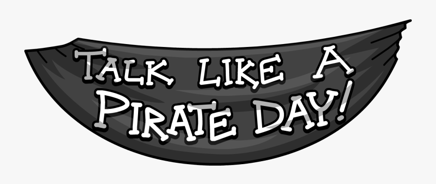 Pirate Clipart Banner - Talk Like A Pirate Day Png, Transparent Clipart