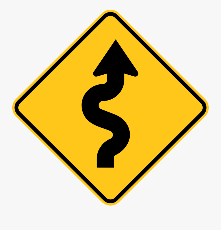 Curvy Road Ahead Sign Free Transparent Clipart Clipartkey | My XXX Hot Girl