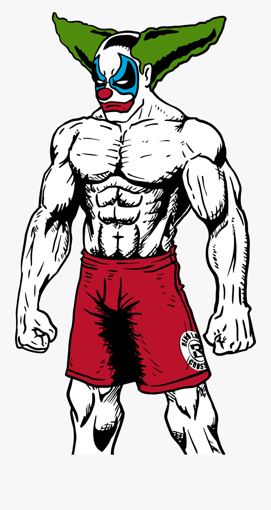 Crossfit Evil Clown Drawing - Pukie The Clown, Transparent Clipart