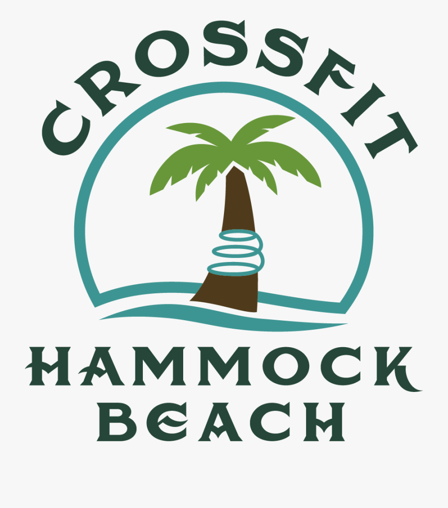Transparent Beach Couple Clipart - Crossfit Hammock Beach Logo, Transparent Clipart
