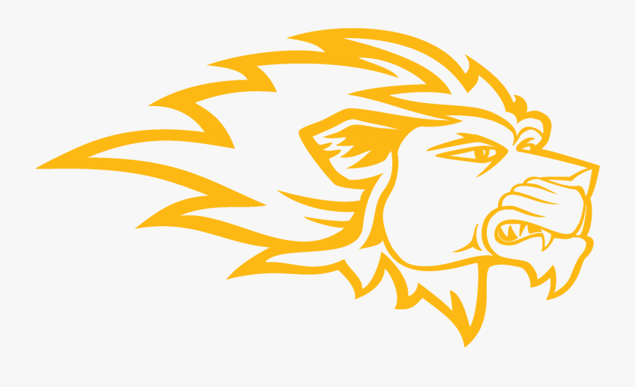 Lion Icon 1 Color Gold - Emmanuel College Ga Logo, Transparent Clipart