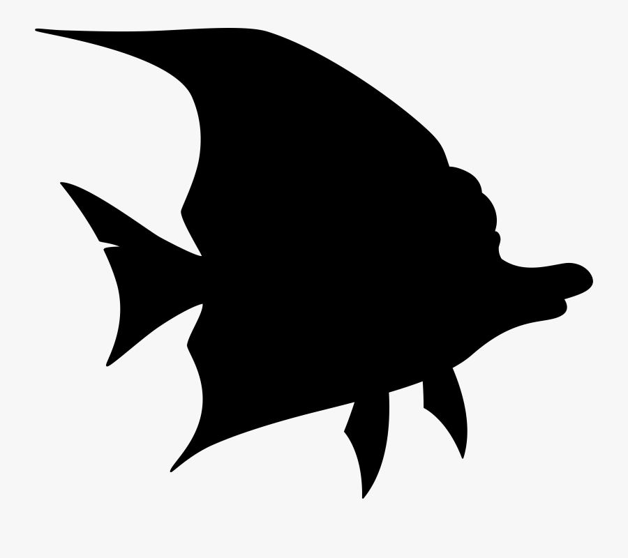 Clip Art Marine Mammal Silhouette Black M - Billfish, Transparent Clipart