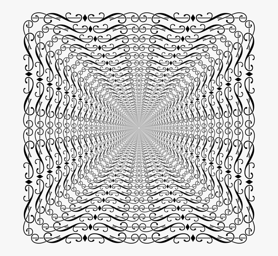 Line Art,symmetry,visual Arts - Best Optical Illusions Black & White, Transparent Clipart