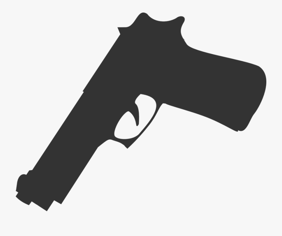 Revolver - Transparent Background Gun Clipart, Transparent Clipart
