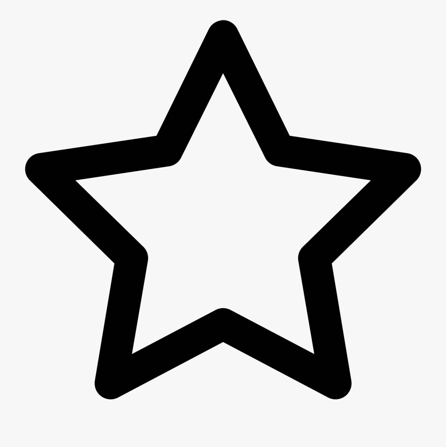 Black Star Png Image - Red Star, Transparent Clipart