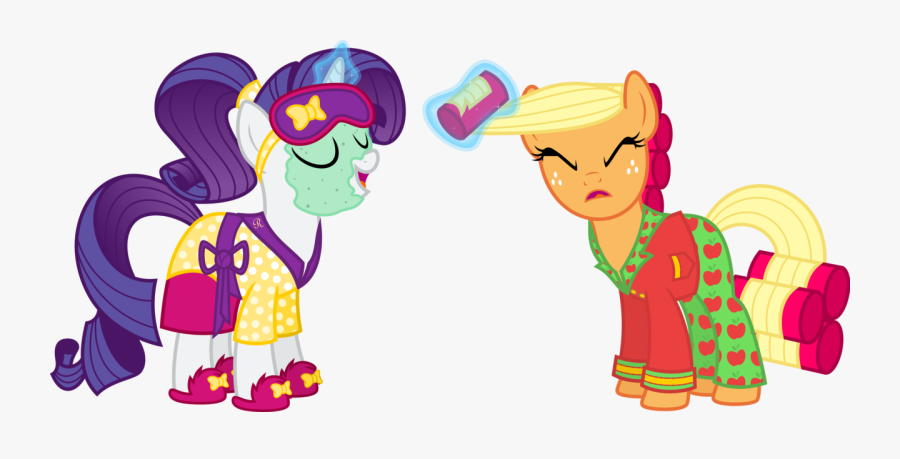 Pajama Clipart Slipers - Pony Friendship Is Magic Rarity, Transparent Clipart