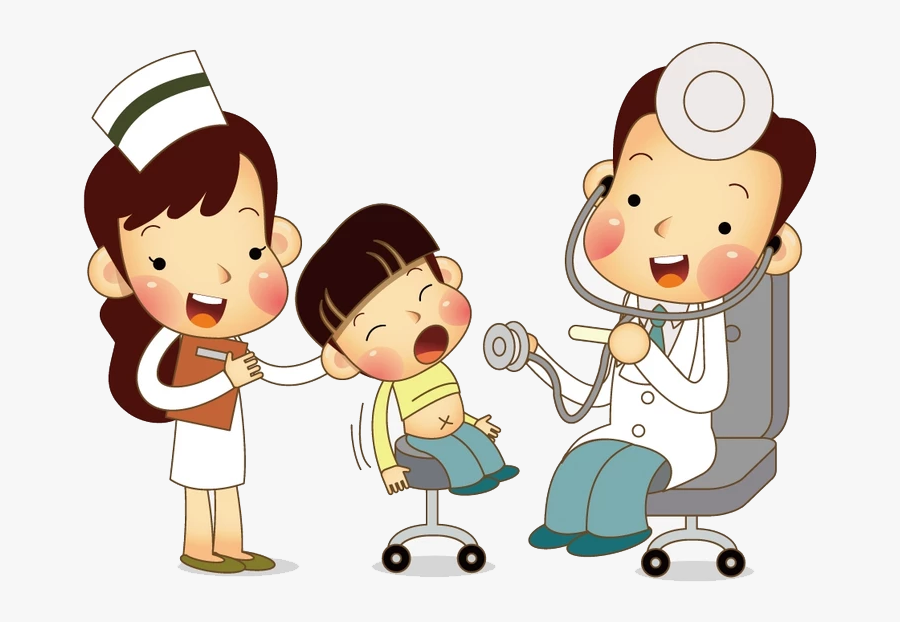 Pediatrician Clipart Pediatric Clinic - Kids In Hospital Png, Transparent Clipart