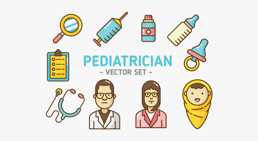 Pediatrician Icons Vector - Pediatric Transparent Icon, Transparent Clipart