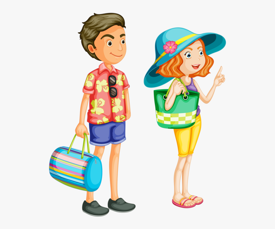 Famiglia In Vacanza Png, Transparent Clipart