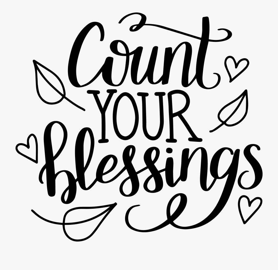 Blessing Cliparts - Clip Art Count Your Blessings, Transparent Clipart