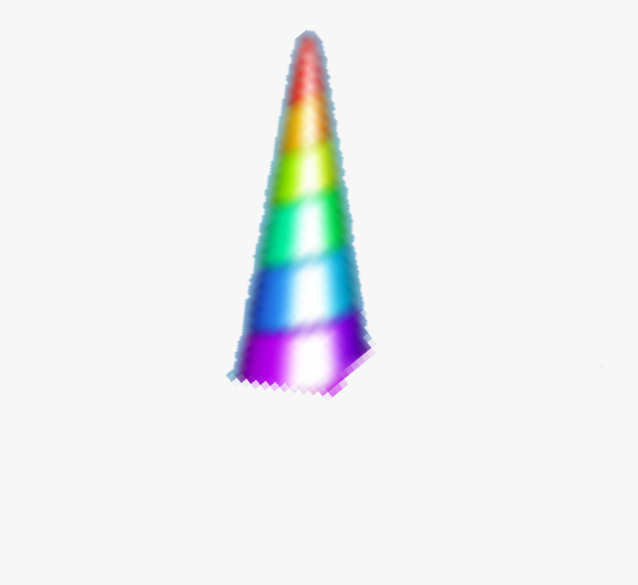 Unicorn Horn Clipart Rainbow - Cute Unicorn Horn Filter, Transparent Clipart