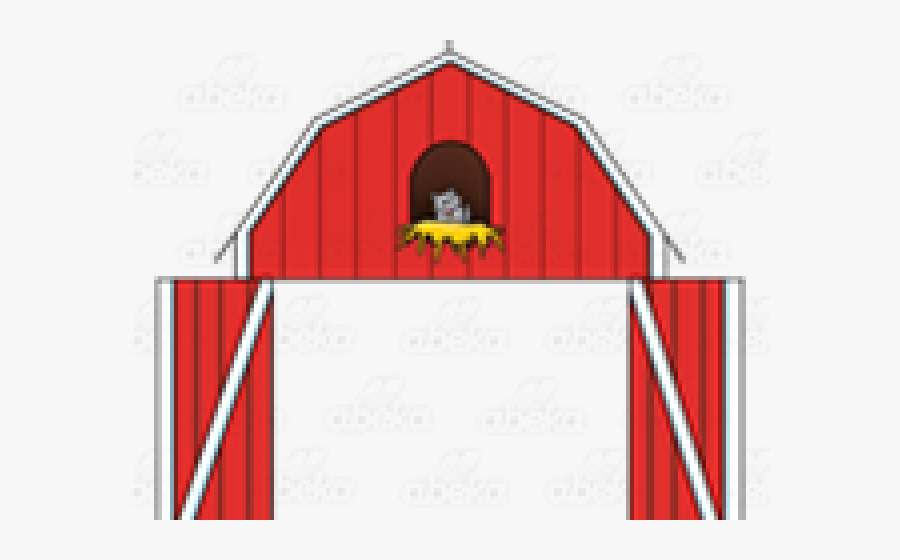 Transparent Open Doors Clipart Cartoon Barn With Open Doors