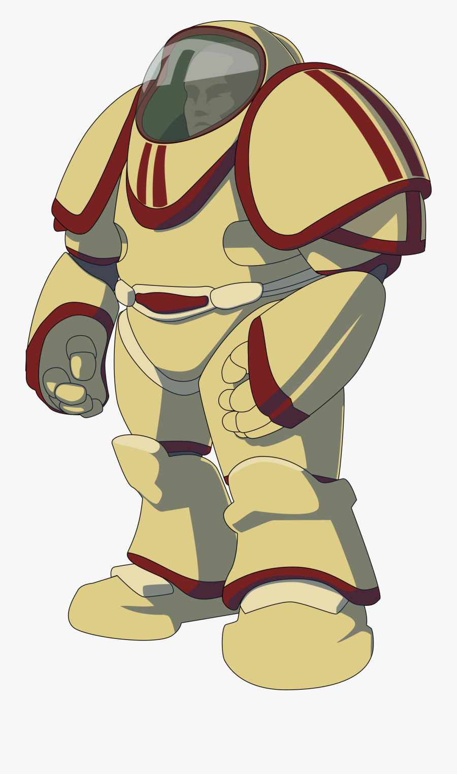 Space Armor Inkscape Adobe Illustrator 555px - Armor Illustrator, Transparent Clipart